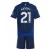 Maillot de foot Manchester United Antony #21 Extérieur vêtements enfant 2024-25 Manches Courtes (+ pantalon court)